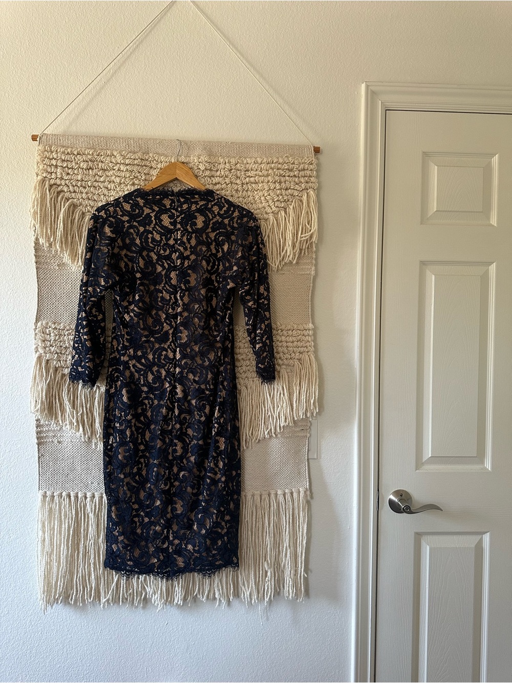Tadashi Shoji Navy Sheath Dress - Picture 8 of 8